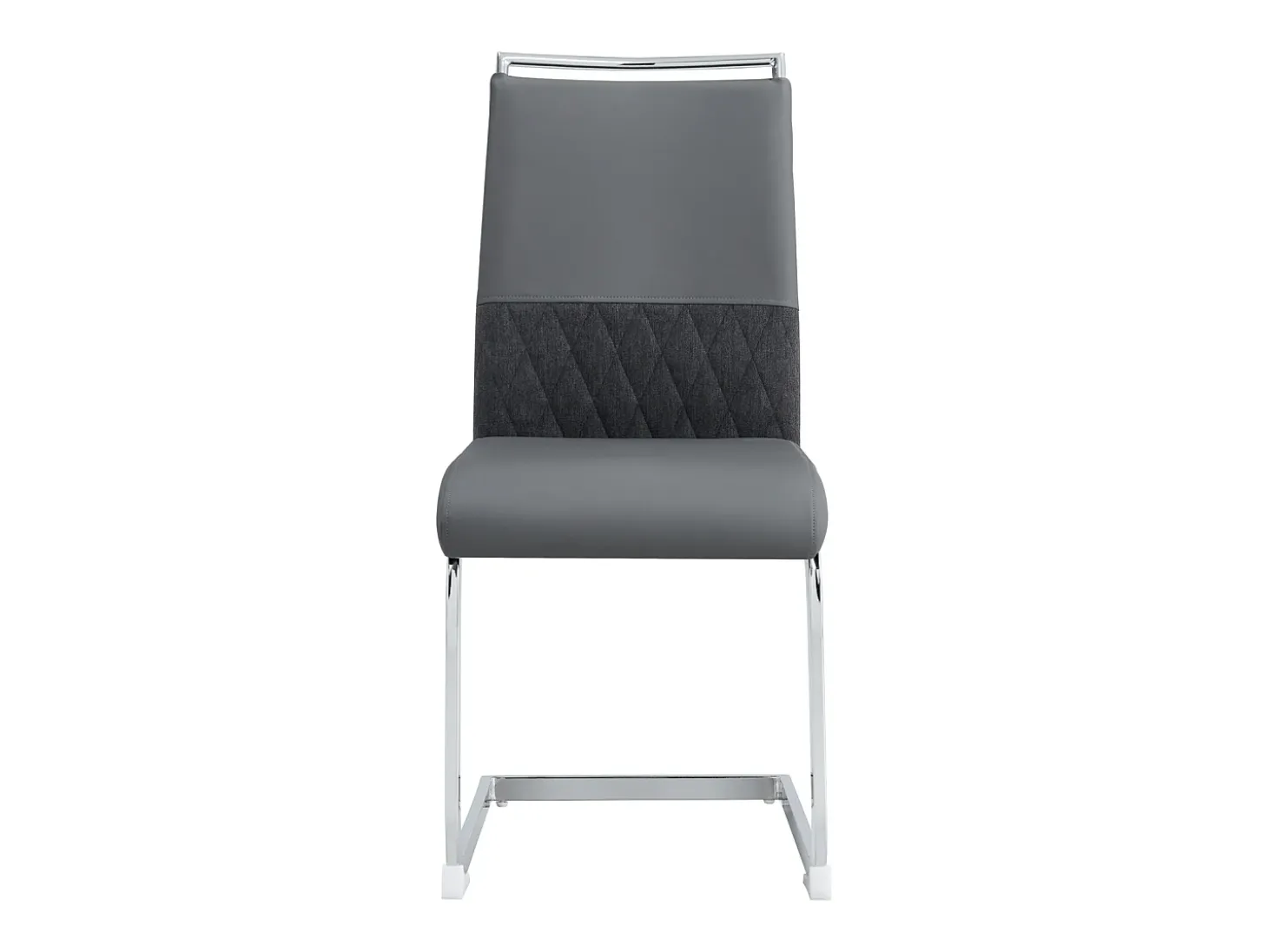 Juego de 6 sillas de comedor modernas con respaldo alto y patas tapizadas, respaldo de rayas cruzadas para comedor, cocina y oficina, color gris