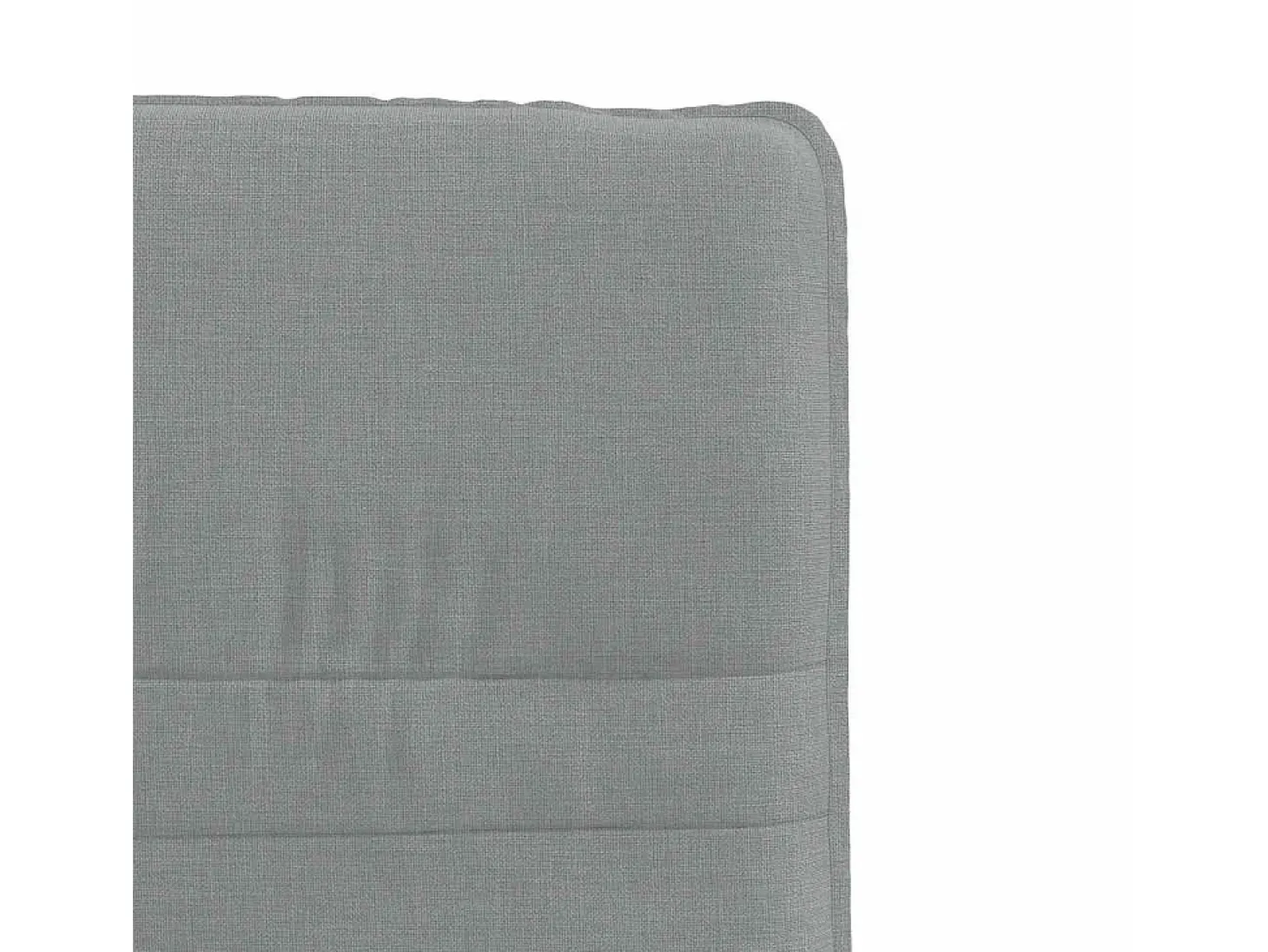 Juego de 2 sillas de comedor de tela gris claro
