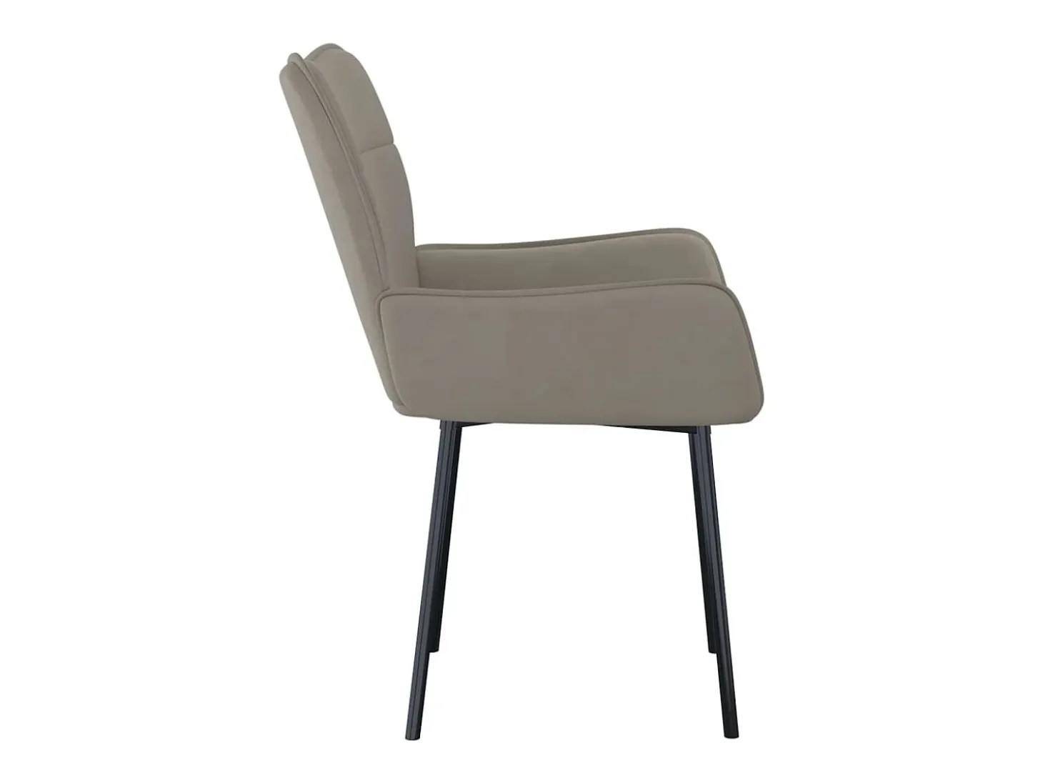 Juego de 2 Sillas de comedor terciopelo gris claro ES203869