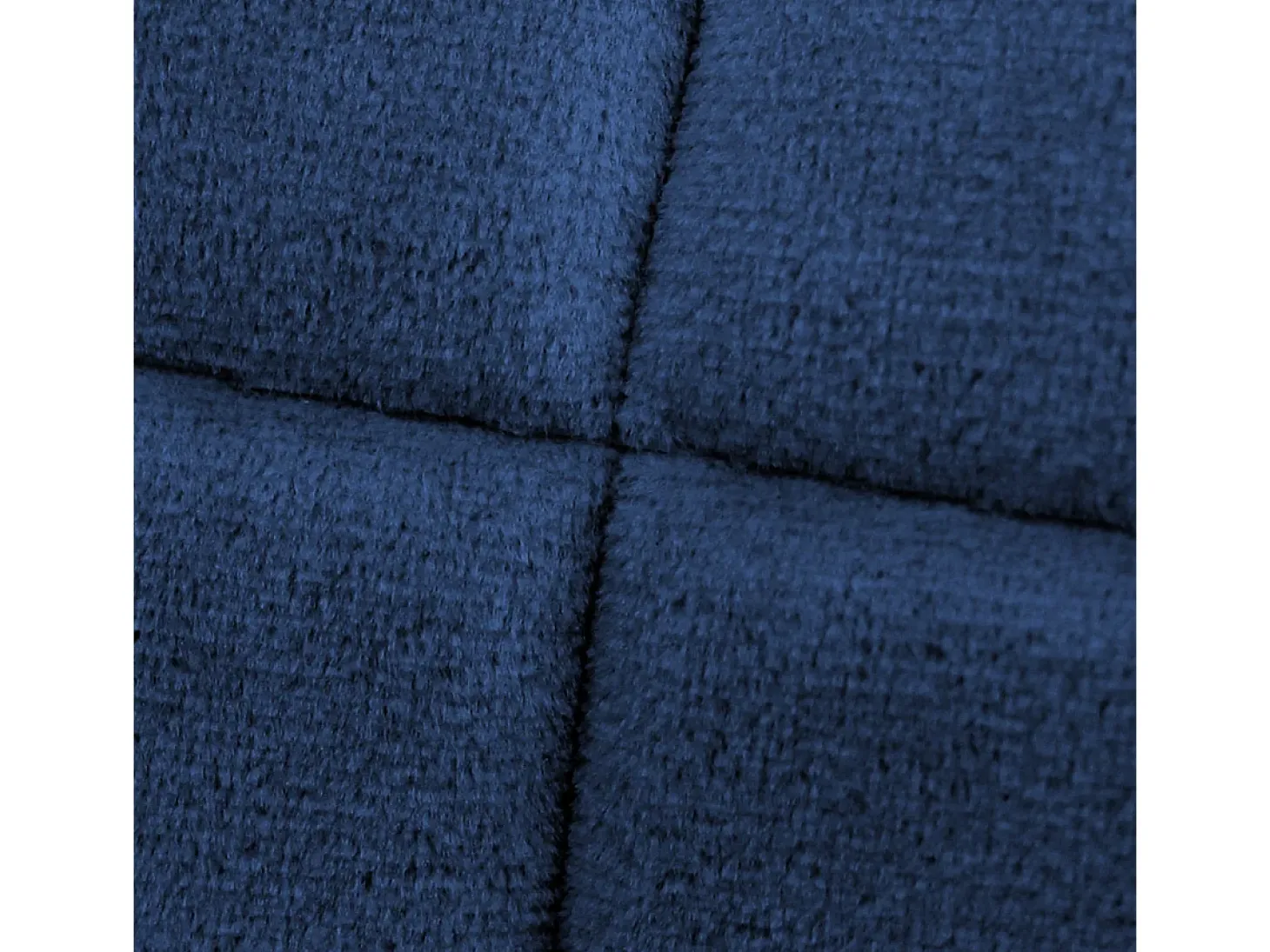 Juego de 6 sillas de comedor retro efecto terciopelo azul oscuro regulables en altura ML-DESIGN