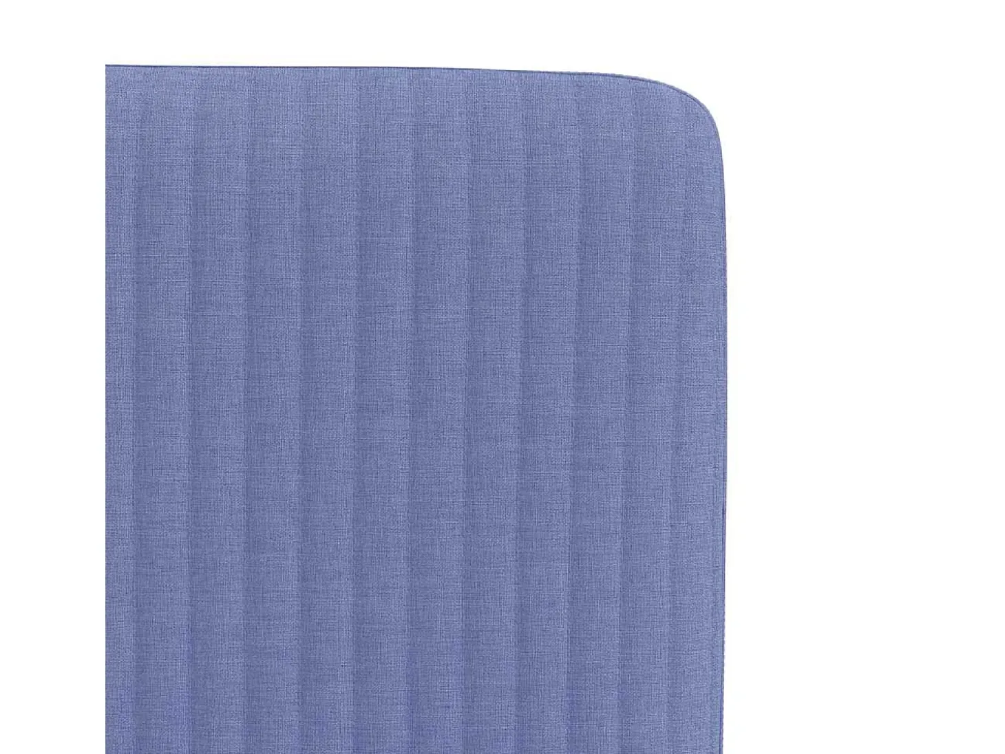 Juego de 2 sillas de comedor de tela vaquera azul