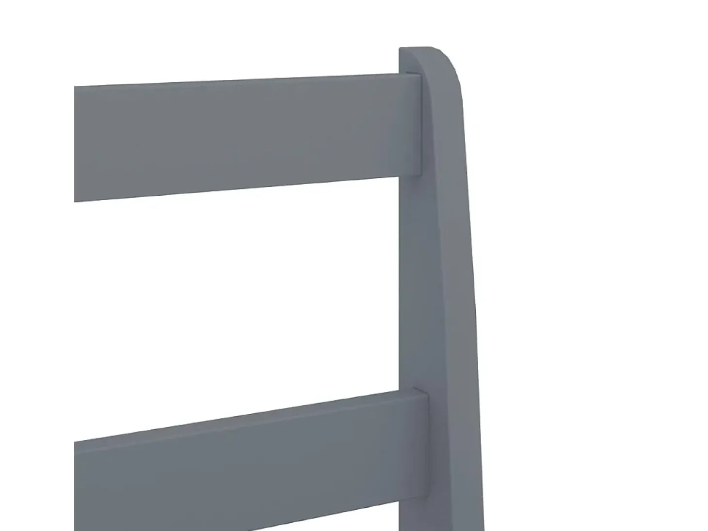 Juego de 2 sillas de comedor gris 40x46x99 cm madera maciza de pino