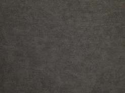 Juego de 2 sillas de comedor con brazos - Tela aterciopelada y metal negro. Gris. HEKA