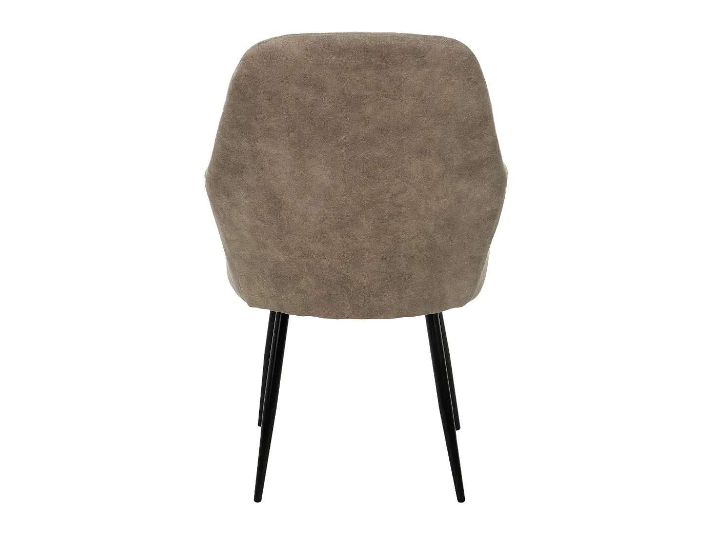 Juego de 4 sillas de comedor sillas de salón de diseño silla de comedor micro piel gris oliva
