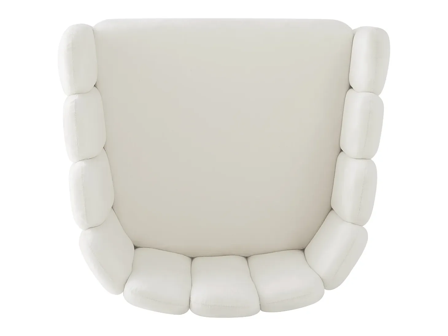 Juego de 2 Sillas de Comedor - 61 x 51,5 x 82 cm - Patas de Terciopelo y Hierro Galvanizado Dorado - Beige