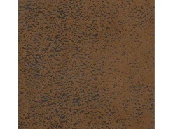 Juego de 4 sillas de comedor de piel sintética color marrón.