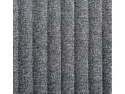 Juego de 6 sillas de comedor de tela gris oscuro
