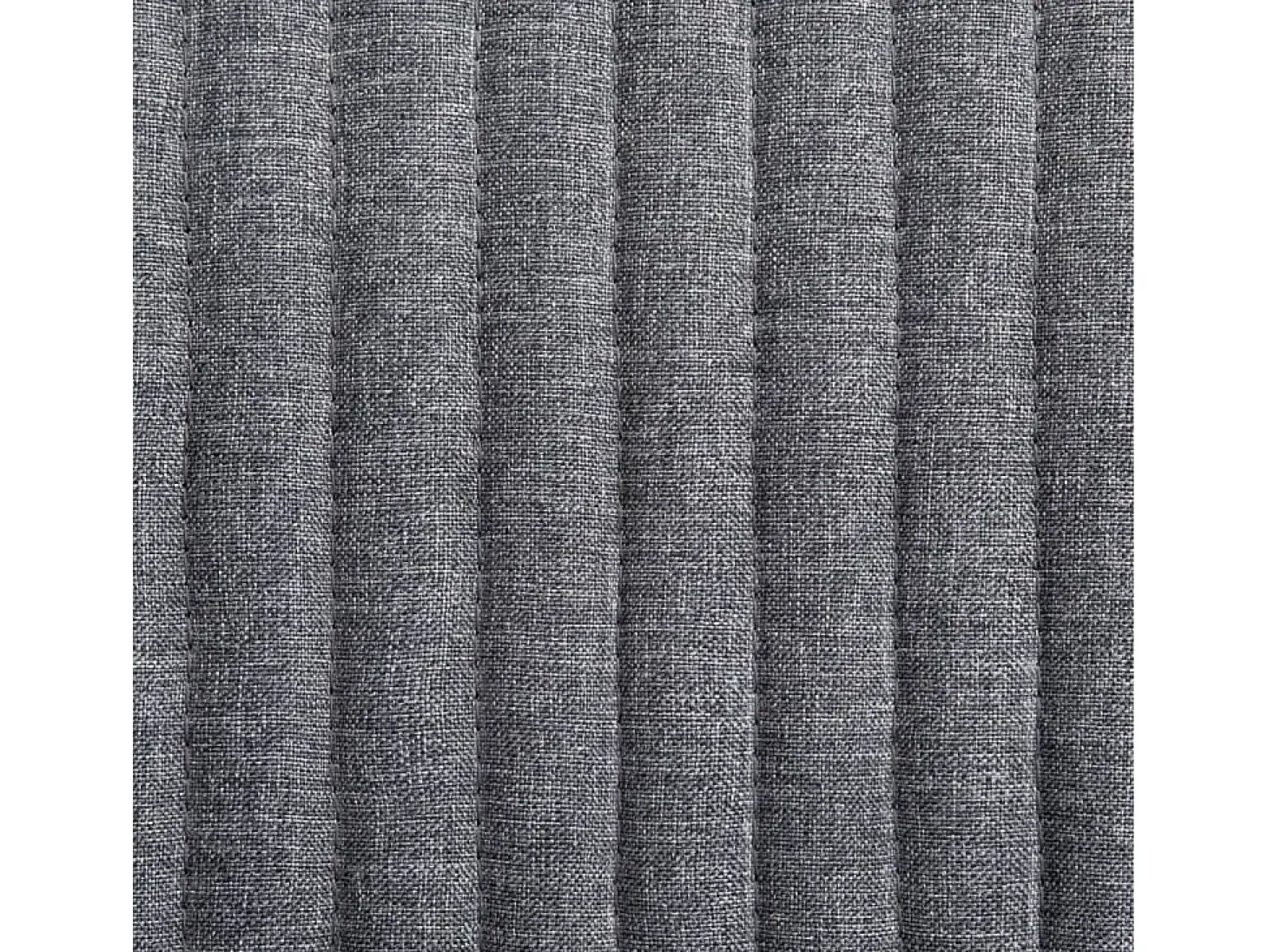 Juego de 6 sillas de comedor de tela gris oscuro