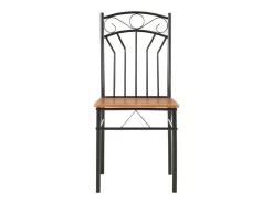 Juego de 2 Sillas de comedor MDF marrón ES315982