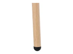 Juego de 4 sillas de comedor de ratán, polipiel (PU) y metal – marrón