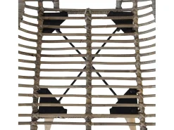Juego de 2 Sillas de comedor ratán natural marrón ES669307