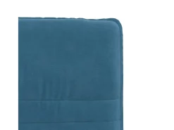 Juego de 2 sillas de comedor de terciopelo azul