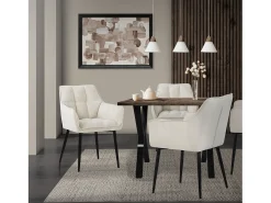 Juego de 4 sillas de comedor Silla de salón Silla de cocina Sillón Silla de dise