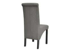 Juego de 2 Sillas de comedor giratorias tela gris claro ES650850