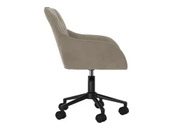 Juego de 2 Sillas de comedor giratorias de terciopelo gris claro ES630217