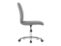 Juego de 2 Sillas de comedor tela gris claro ES368049