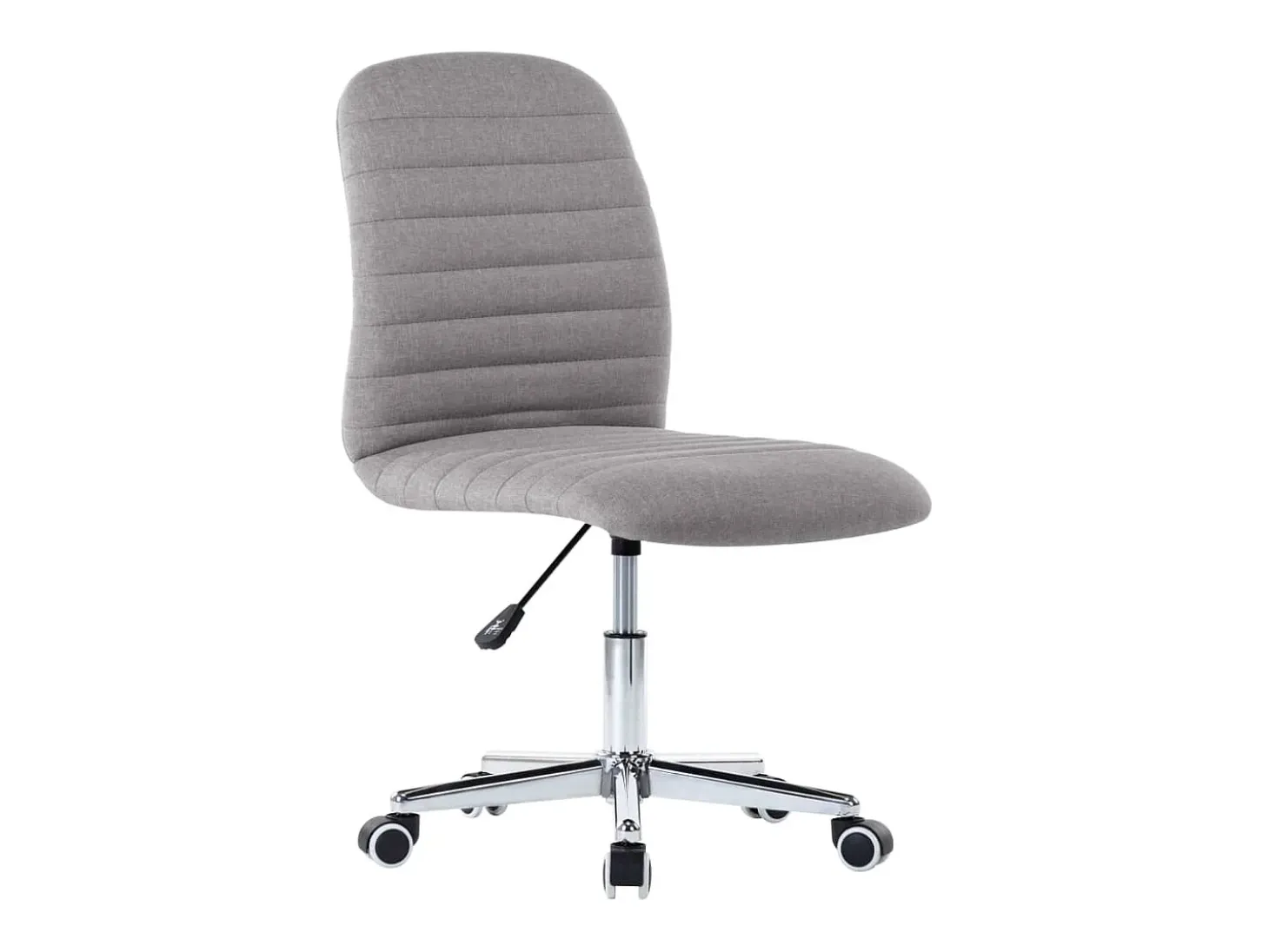 Juego de 2 Sillas de comedor tela gris claro ES368049