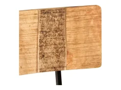 Juego de 2 Sillas de comedor madera maciza de mango 44x40x80 cm ES351866