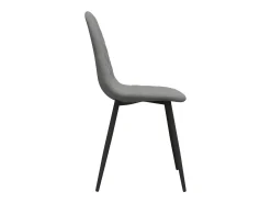 Juego de 2 Sillas de comedor terciopelo gris claro ES714016
