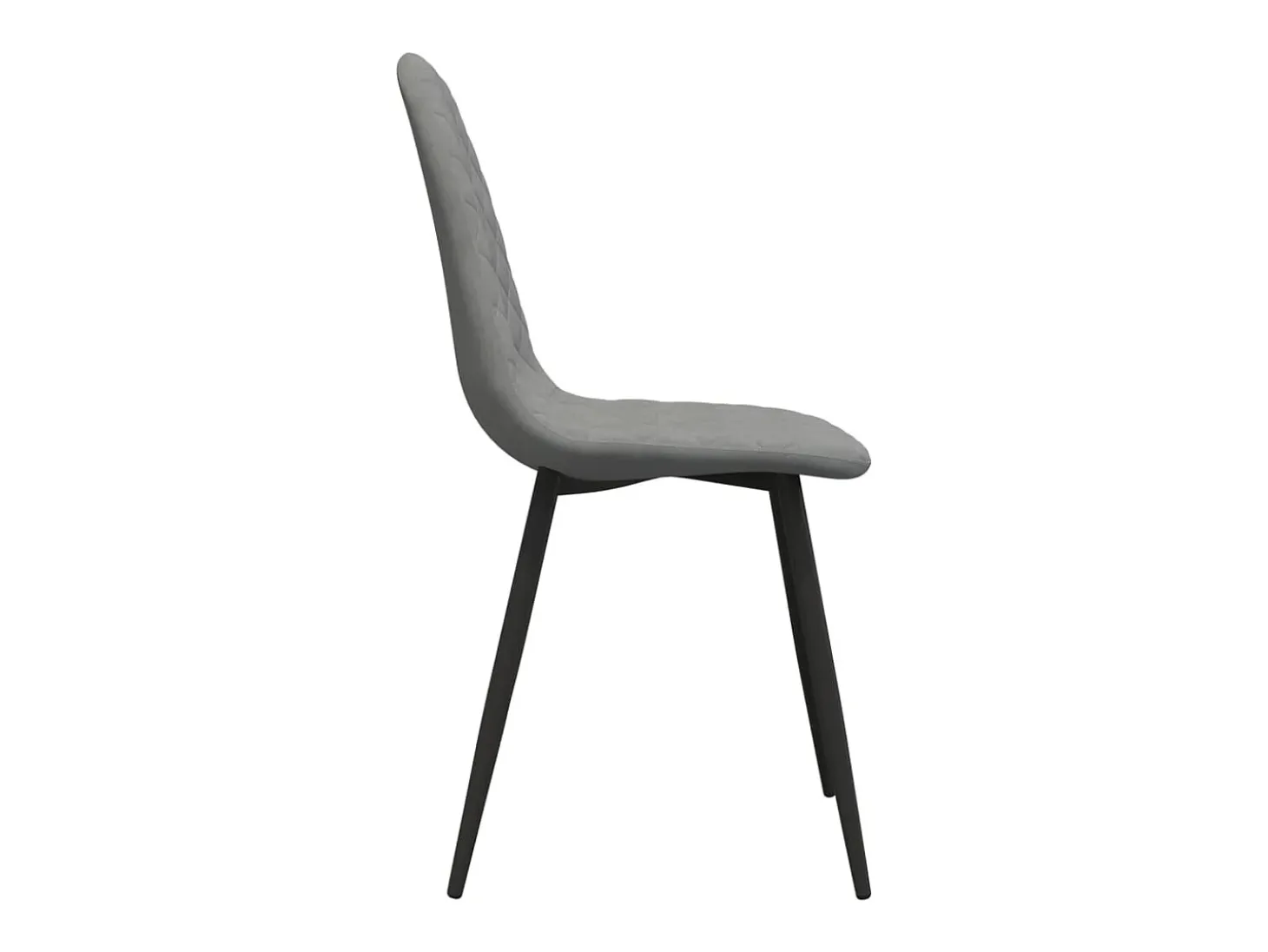 Juego de 2 Sillas de comedor terciopelo gris claro ES714016