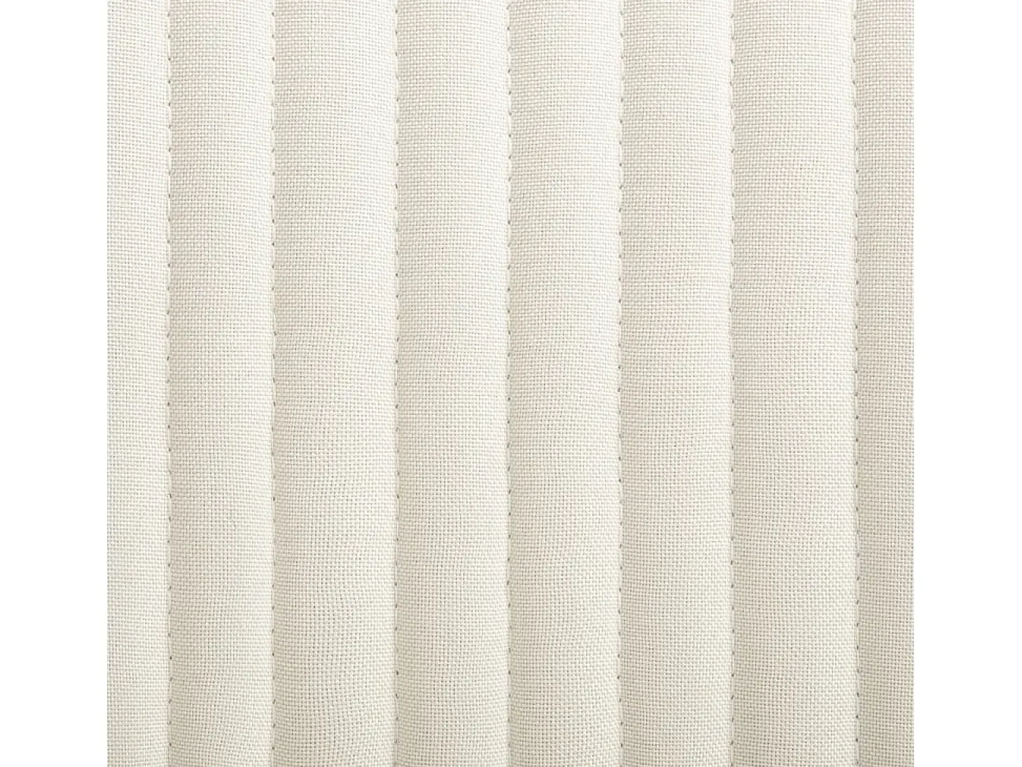 Juego de 4 sillas de comedor de tela color crema