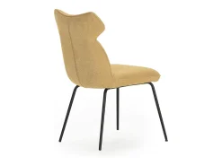 Juego de 2 sillas de terciopelo y patas de metal 51x65 h92 cm