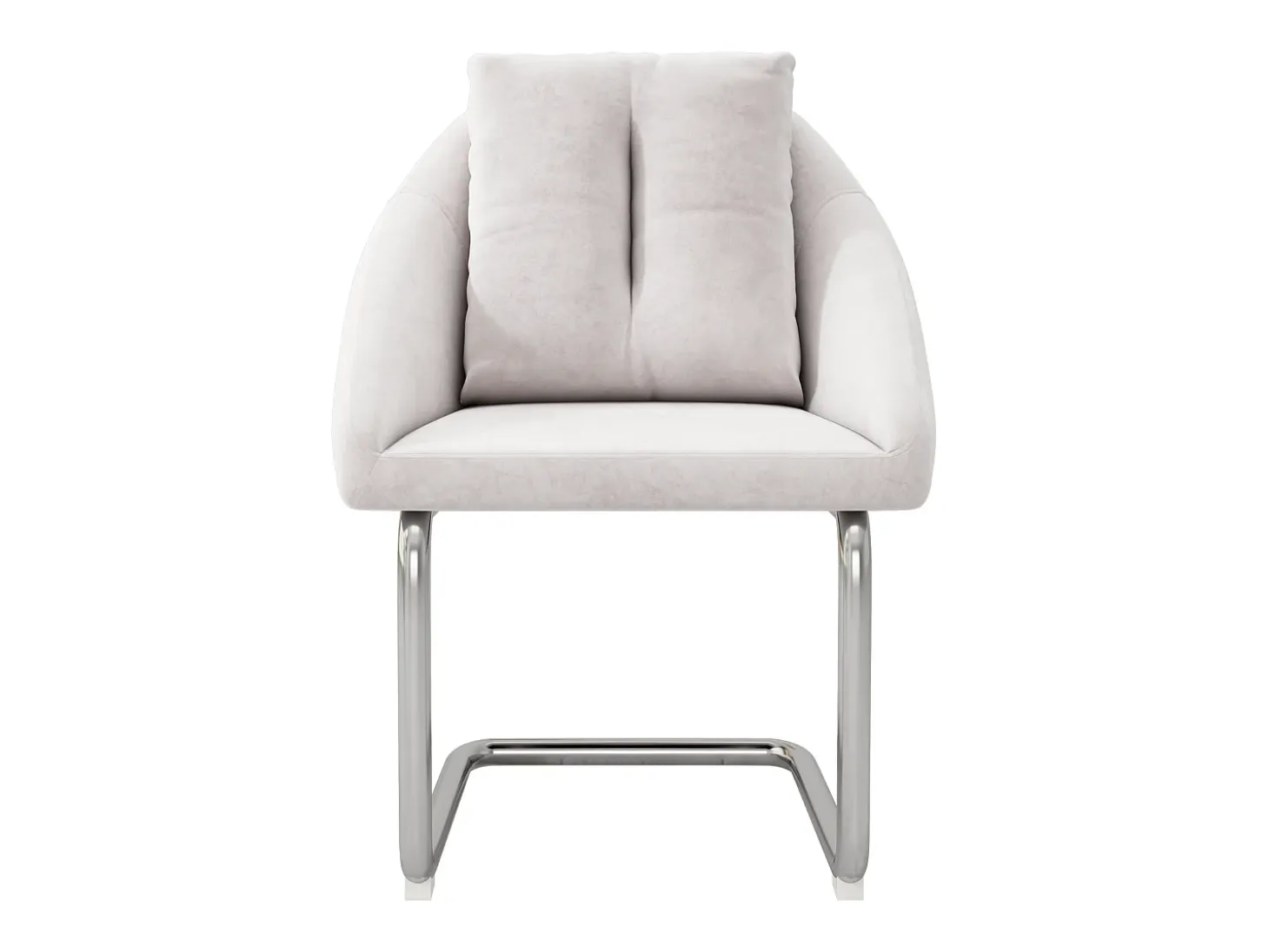 Juego de 4 sillas de terciopelo - 82 x 57 x 54 cm - con cojines - Silla giratoria de lujo para salón y dormitorio - Patas arqueadas - Beige