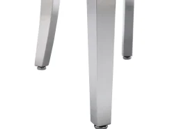 Juego de 4 sillas de terciopelo con patas de metal - Beige