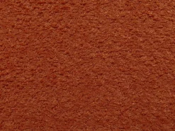 Juego de 6 sillas en tela bouclé y madera de hevea negra - Terracota - WILANA
