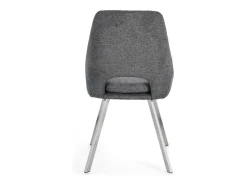 Juego de 2 sillas Kashar modernas – Elegancia contemporánea-Color Gris