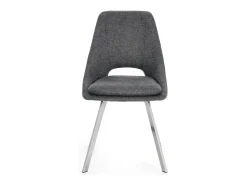 Juego de 2 sillas Kashar modernas – Elegancia contemporánea-Color Gris