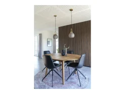 Juego de 2 Sillas Monaco 2, Negro, 56x48x86 cm, Kendra Home