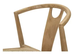 Juego de 2 Sillas Natura 7, Marrón, 56x53x76 cm, Kendra Home