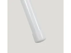 Juego de 4 sillas plegables, sillas de oficina portátiles con cojines de piel sintética, patas de acero, para recepción, sala de espera, color blanco