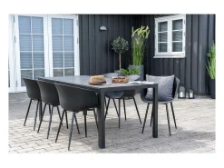 Juego de 2 Sillas Roda, Negro, 56x55x78 cm, Kendra Home