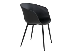 Juego de 2 Sillas Roda, Negro, 56x55x78 cm, Kendra Home