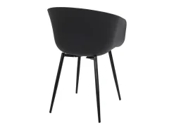 Juego de 2 Sillas Roda, Negro, 56x55x78 cm, Kendra Home