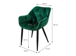 Juego de 4 sillas Sillas de comedor Silla de cocina Sillas de salón Silla tapiza