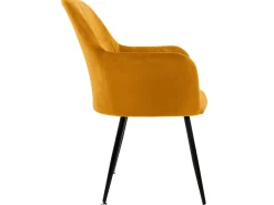 Juego de 2 sillas, sillas de comedor, sillas de sala, silla tapizada, silla de cocina, terciopelo