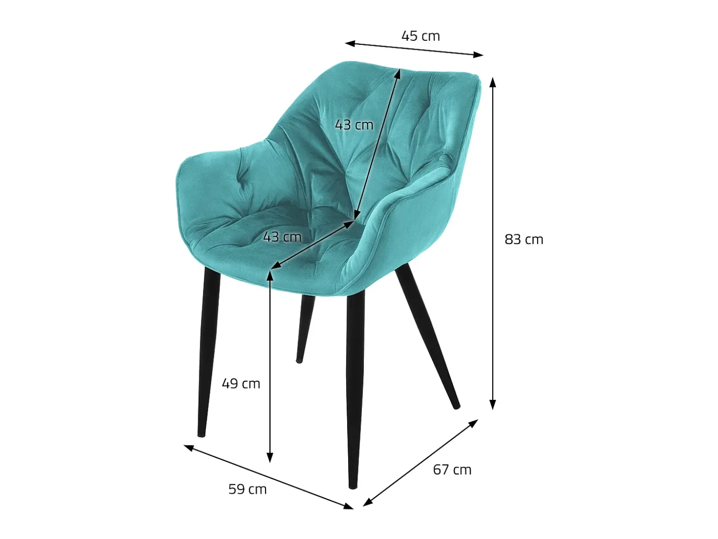 Juego de 6 sillas sillas de comedor sillas de cocina sillas de salón silla tapizada terciopelo
