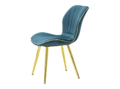 Juego de 2 Sillas VKH384, Turquesa, 46x58x77 cm, Kendra Home