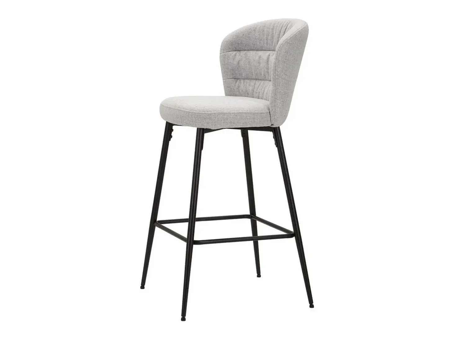 Juego de 2 Taburetes Altos VKH432, Gris, 52x59x108 cm, Kendra Home