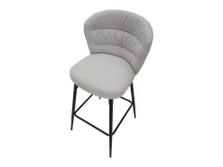Juego de 2 Taburetes Altos VKH432, Gris, 52x59x108 cm, Kendra Home