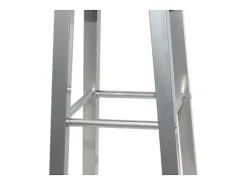 Juego de 2 taburetes de bar de metal con asiento de MDF