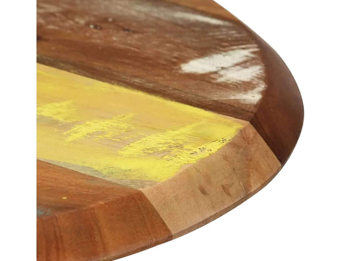 Juego de 2 taburetes de bar de madera maciza recuperada