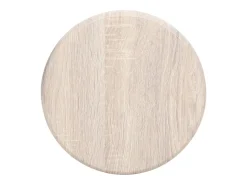 Juego de 2 taburetes de bar de MDF negro