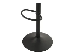 Juego de 2 taburetes de bar MCW-N64, negro