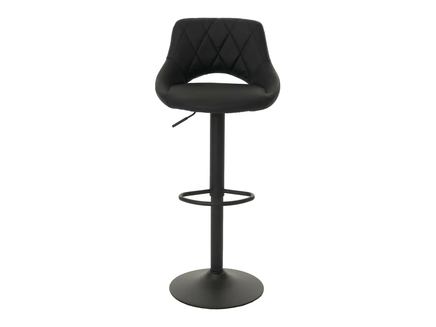 Juego de 2 taburetes de bar MCW-N64, negro