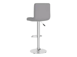 Juego de 2 taburetes de bar de tela gris claro