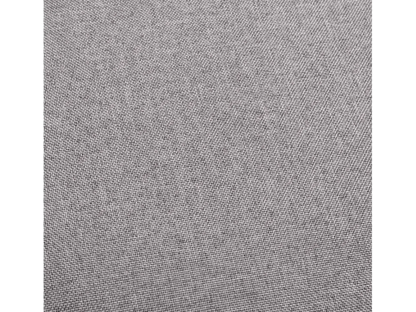 Juego de 2 taburetes de bar de tela gris claro
